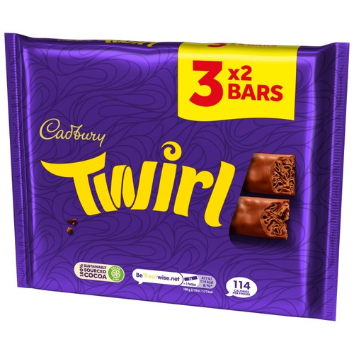 Cadbury Twirl Chocolate Bar Multipack