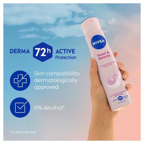 NIVEA Pearl & Beauty Anti-Perspirant Deodorant Spray 
