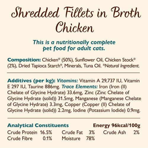 Lily's Kitchen Cat Shredded Fillets in Broth Multipack
