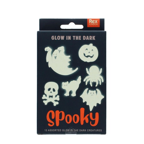 Rex London Glow in the Dark Spooky Stick-on Shapes