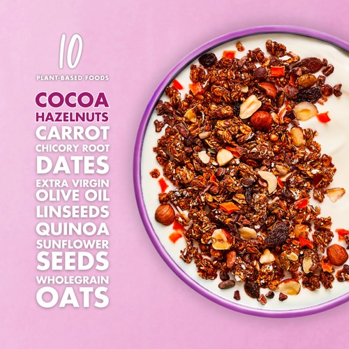 Bio&Me Cocoa & Hazelnut Gut-Loving Prebiotic Granola