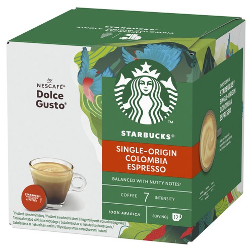 STARBUCKS Medium Colombia Coffee Pods by NESCAFE Dolce Gusto