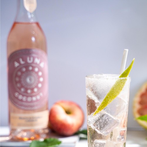 Aluna Peach & Pomelo Rum Liqueur