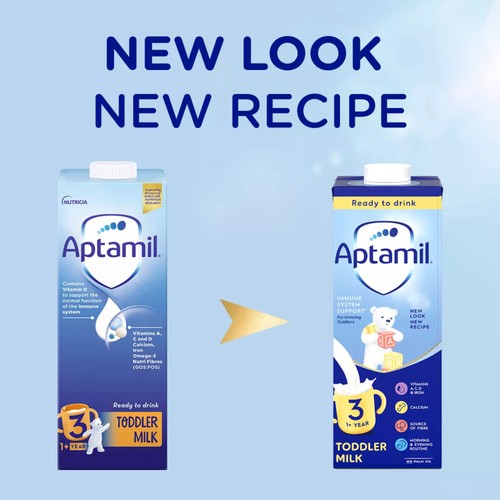 Aptamil 3 Baby Toddler Milk Formula Liquid 1-3 Years 