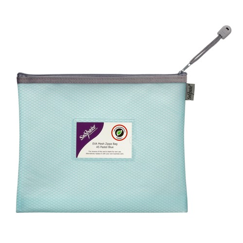 Snopake A5 EVA Blue Mesh Zip Bag
