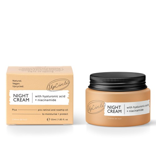 UpCircle Night Cream with Hyaluronic Acid + Niacinamide