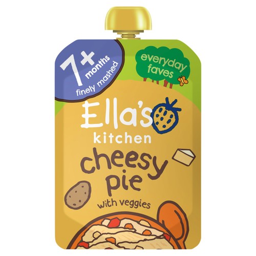 Ella's Kitchen Veggie Cheesy Pie Baby Food Pouch 7+ Months