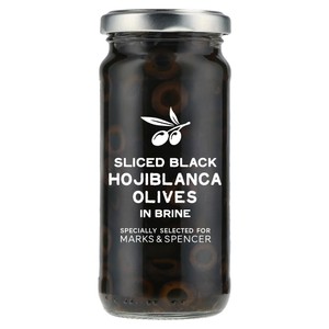 M&S Sliced Black Hojiblanca Olives in Brine