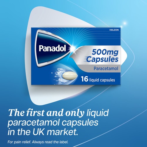Panadol Paracetamol 500mg Liquid Capsules