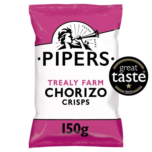 Pipers Trealy Farm Chorizo Sharing Bag Crisps