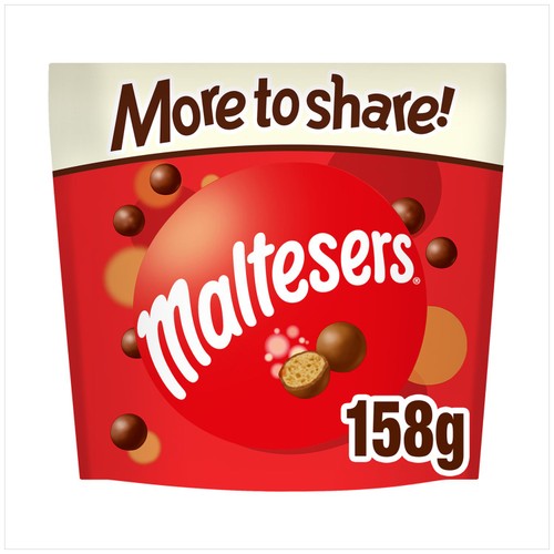 Maltesers Milk Chocolate & Honeycomb Sharing Pouch Bag Fairtrade