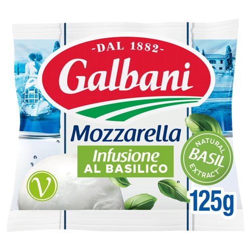 Galbani Basil Infused Mozzarella Cheese