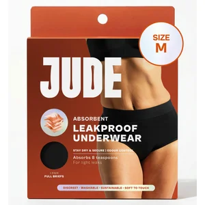 Jude Washable Absorbent High Waist Pants Black Medium