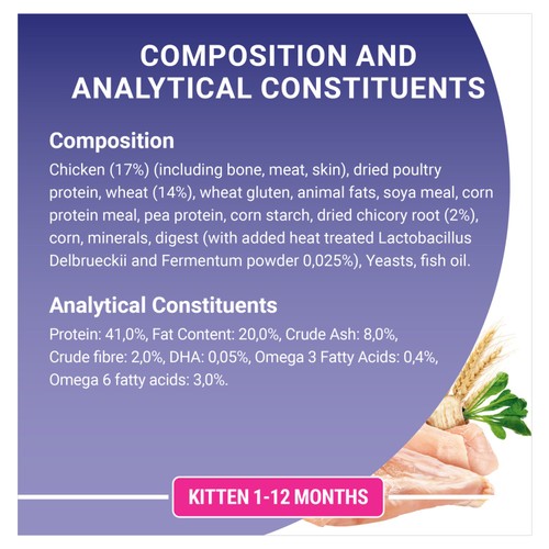 Purina One Kitten Chicken Dry Cat Food