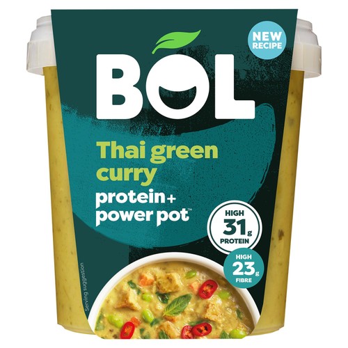 BOL Thai Green Lentil Curry Power Pot Protein+ 450g