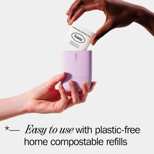 Fussy Refillable Natural Deodorant Lavender Fields
