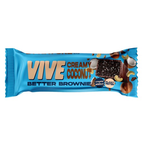 Vive Vegan Better Brownie- Coconut Cashew, 40g Vive Vegan Better Brownie- Coconut Cashew, 40g