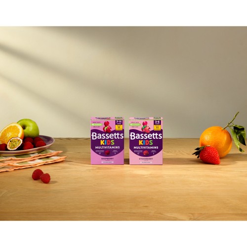 Bassetts Vitamins 7-11 Raspberry Multivitamins
