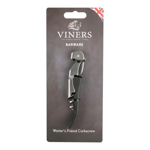 Viners Barware 2 Step Waiter's Friend Corkscrew     