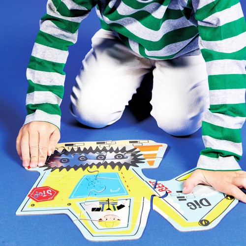 Floss & Rock Construction Jigsaw