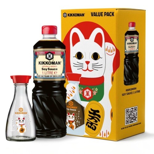 Kikkoman Lucky Cat Value Pack 1L