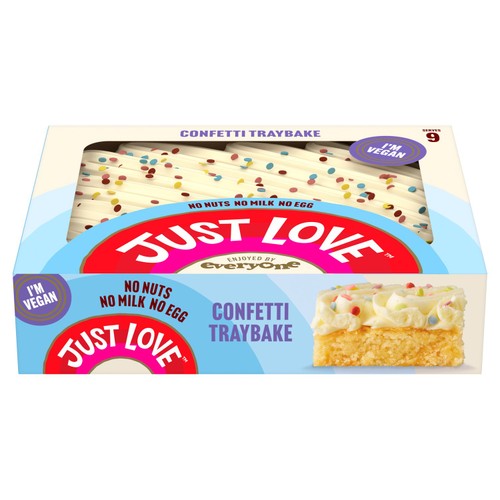 Just Love Confetti Traybake