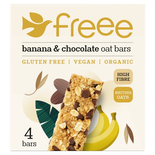Freee Organic Gluten Free Choc Chip & Banana Oat Bars