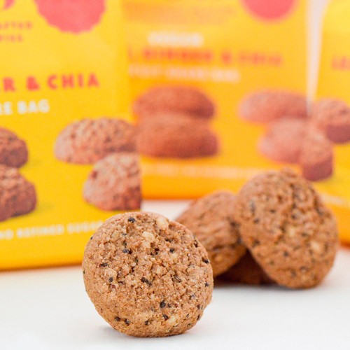 Rhythm 108 Swiss Vegan Lemon, Ginger & Chia Biscuit Share Bag