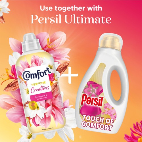 Comfort Perfume Creations Honeysuckle & Sandalwood Fabric Conditioner 48W