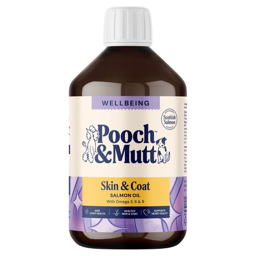 Pooch & Mutt Salmon Oil for Dogs & Cats