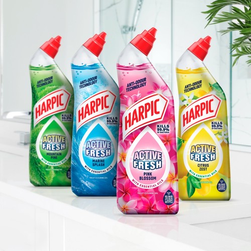 Harpic Active Fresh Sunshine Rituals Limited Edition Toilet Cleaner Gel