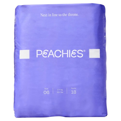 PEACHIES Premium Pants Size 06 (17+ kg), Single Pack