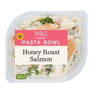 M&S Honey Roast Salmon Pasta Salad
