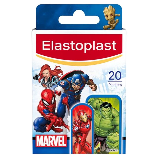 Elastoplast Avengers Marvel Kids Assorted Plasters 20 Pack