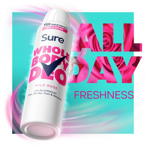 Sure Women Whole Body Wild Rose Deodorant