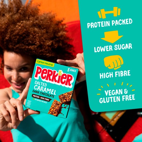 Perkier Salted Caramel & Dark Chocolate Vitamin Bars