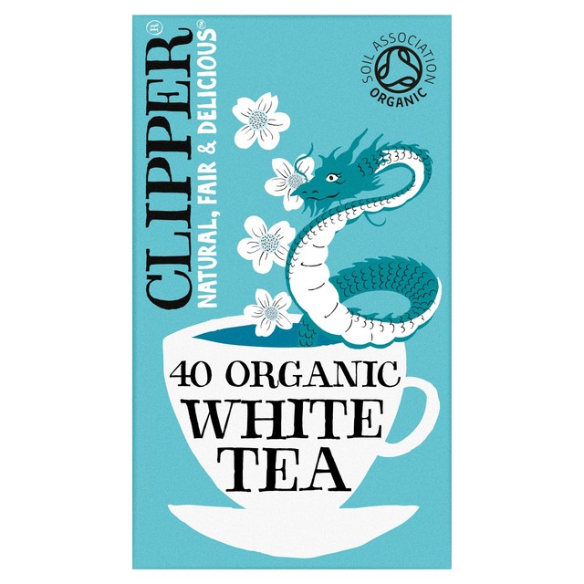 Clipper Organic and Fairtrade White Tea Bags 40 Pack