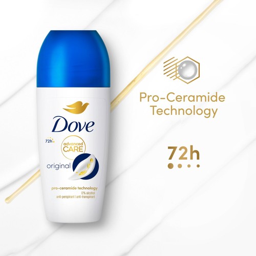 Dove Women Advanced Antiperspirant Deodorant Roll on Original