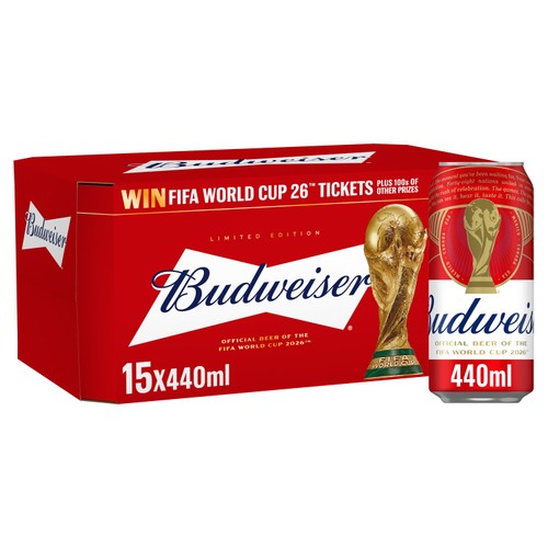Budweiser Lager Beer Cans