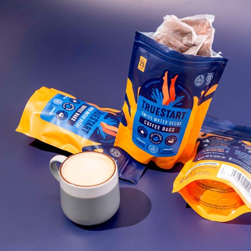 TrueStart Swiss Water Decaf Loose Coffee Bags x25