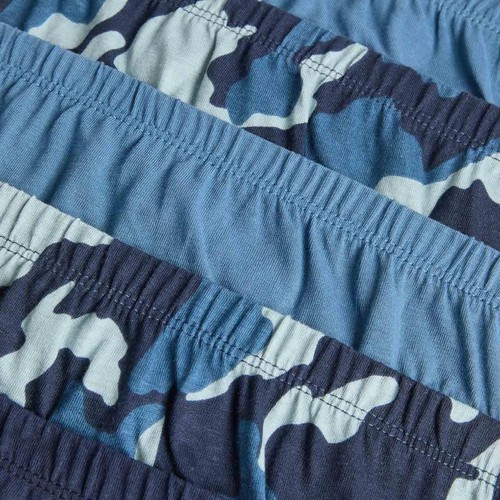 M&S Camo Briefs, 7-8 Y, Khaki Mix