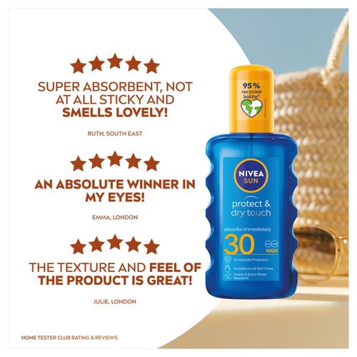 NIVEA SUN Protect & Dry Touch SPF 30 Sunscreen Spray