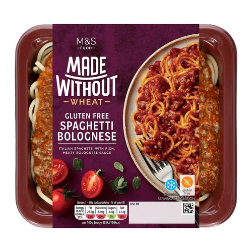 M&S Made Without Wheat Gluten Free Spaghetti Bolognese
