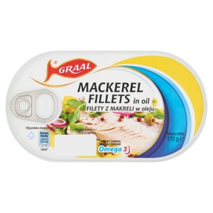 Mackerel Fillets in Oil 170g