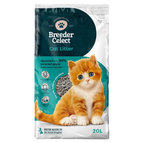 Breeder's Choice Paper Non Clumping Cat Litter (20 L)