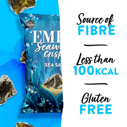 Emily Seaweed Crisps Sea Salt