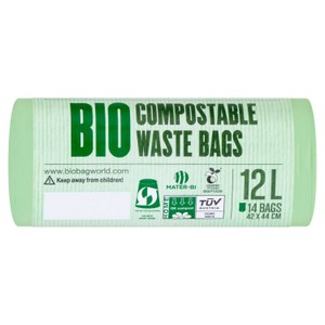 BioBag 12L Compostable Caddy Bin Liners