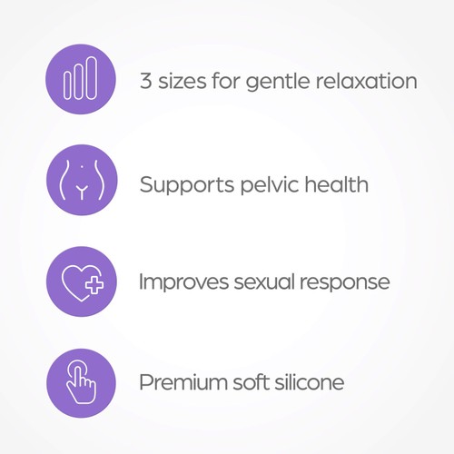 So Divine Embrace & Thrive Menopause Dilator Set 3 piece