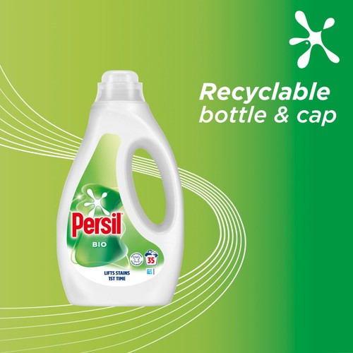 Persil Bio Laundry Detergent Washing Liquid 35 Washes