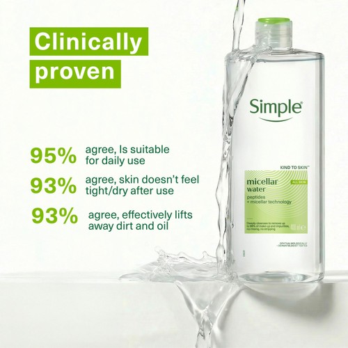 Simple Kind To Skin Micellar Cleansing Water